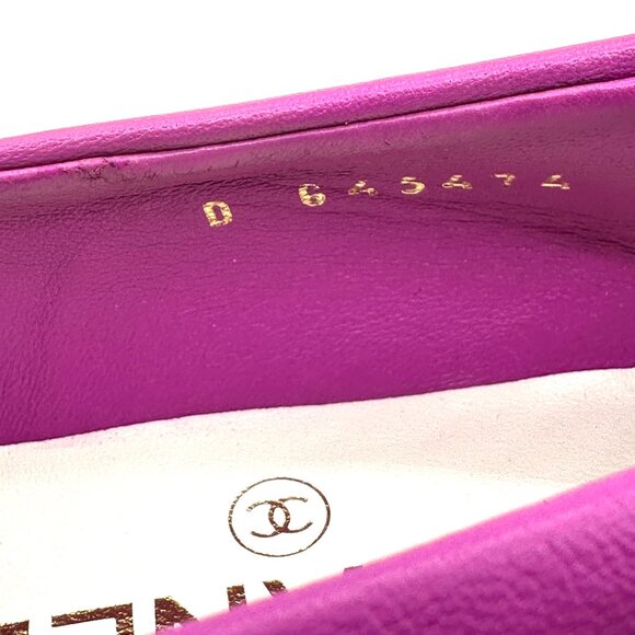 CHANEL 24C Leather Quilted Tab Turn Lock Turnlock CC Loafer Moccasin Flats - Picture 12 of 15